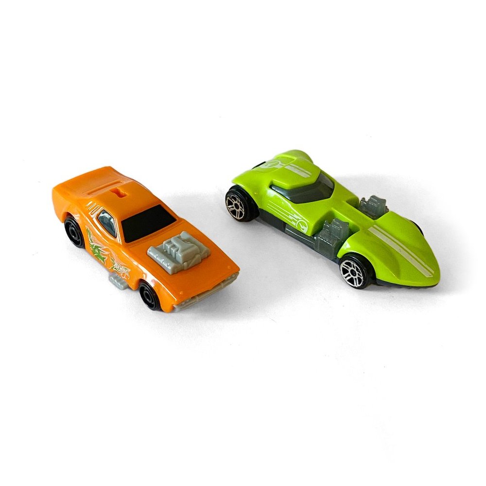 HOT WHEELS Happy Meal Collectibles - 2015 McDonalds & 2020 Burger King Race Cars